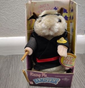 Vintage 2001 Kung Fu Hamster In Original Box